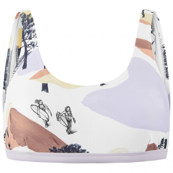 Picture - Women's Clove Print Bralette Top - Bikini-Top