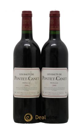 Les Hauts de Pontet-Canet Second Vin  2000 - Lot de 2 Bouteilles