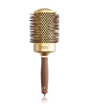 Olivia Garden Expert Blowout Shine 65/80 wavy bristles, gold/brown Rundbürste-140 g