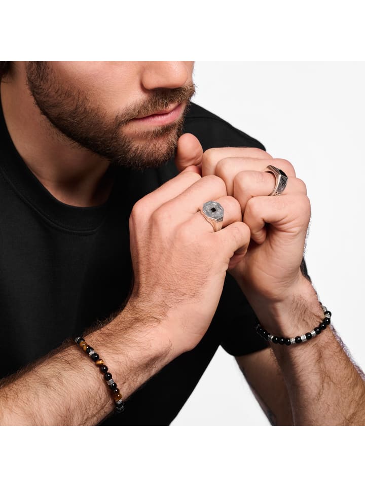 Thomas Sabo Ring in silber, schwarz günstig kaufen
