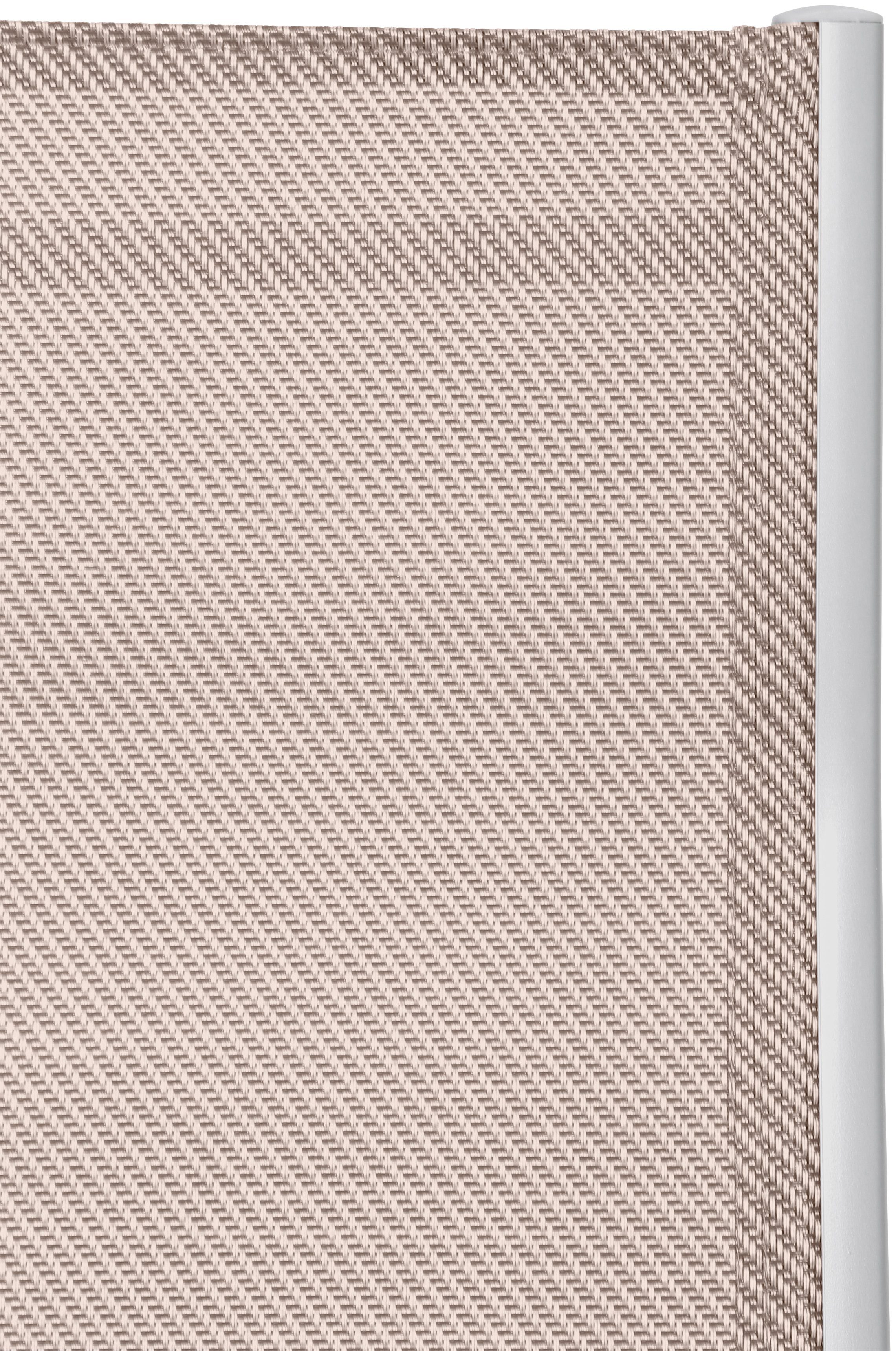 MERXX Garten-Essgruppe Amalfi, (9-tlg), 8 Hochlehner, Tisch ausziehbar 100x180-240 cm, Alu/Textil