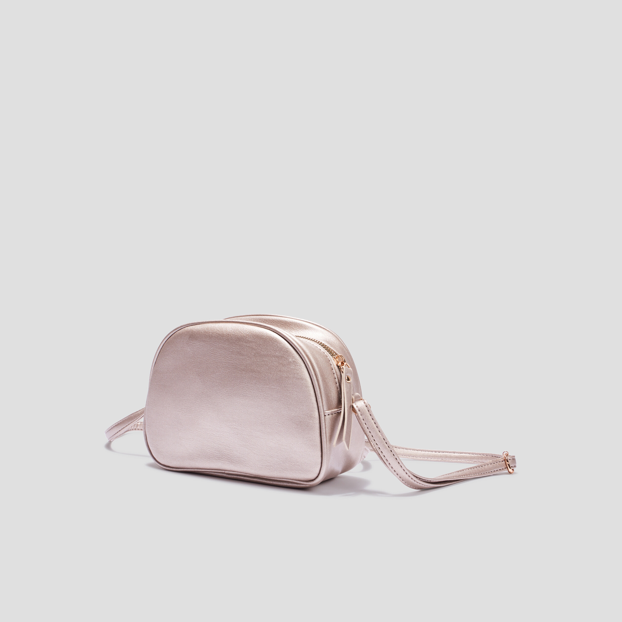 Sac en bandoulière matelassé irisé couleur or femme | La Halle