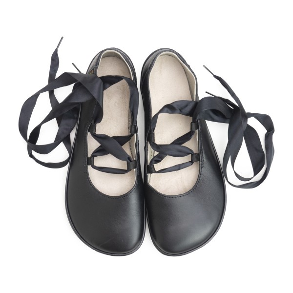 Fare Bare |vA ~ Leder Ballerina ~ Schwarz