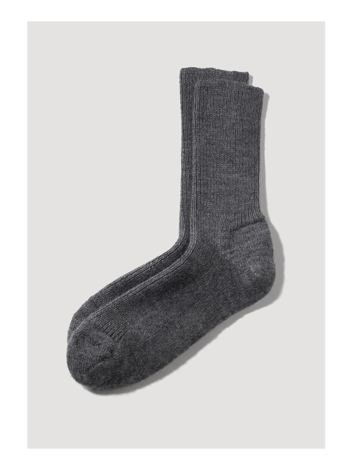 Hessnatur Wollsocke in anthrazit günstig kaufen