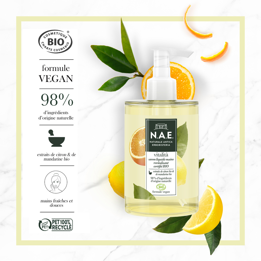 N.A.E. N.A.E. Savon Liquide Bio revitalisant -vitalita Savon liquide