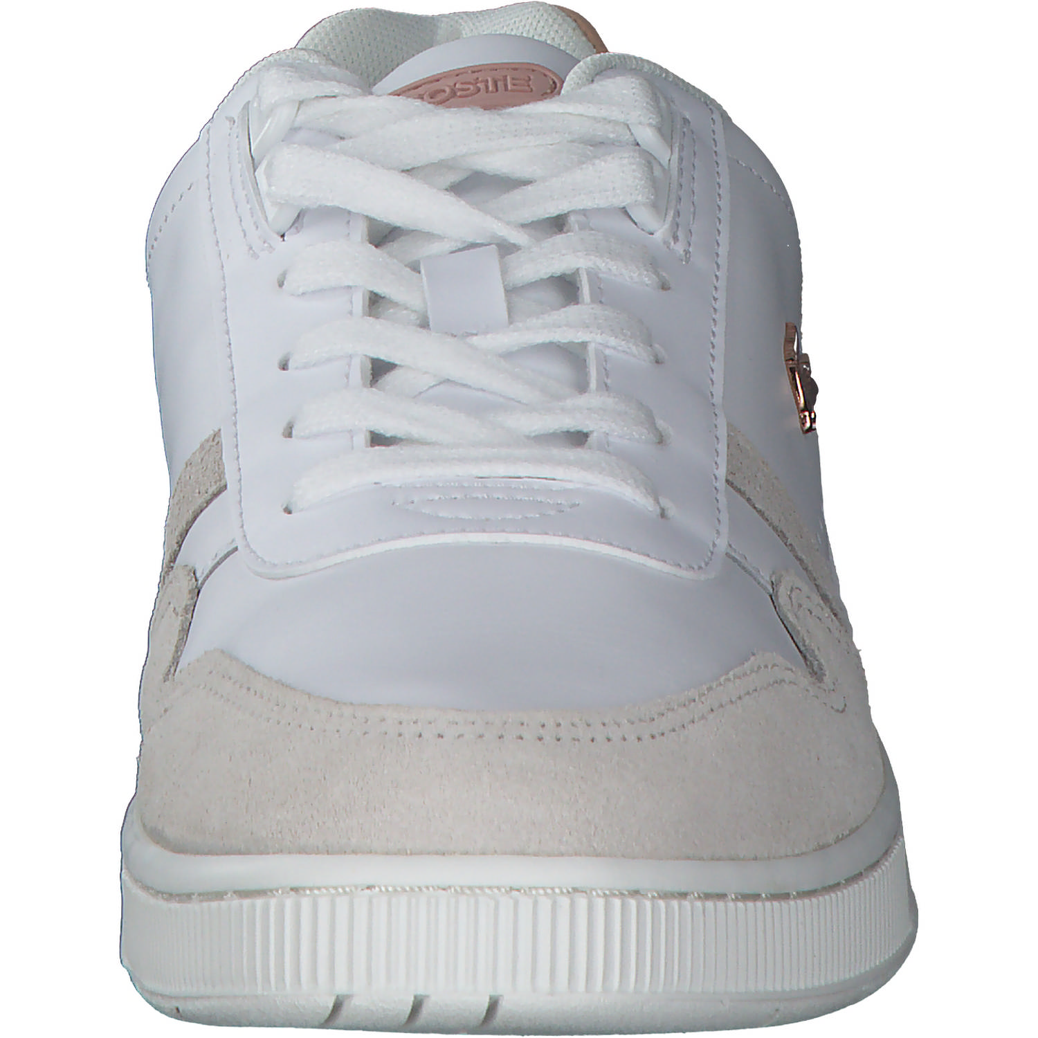 Lacoste T-Clip 44SFA0063, Schnürschuhe, Damen, White / Light Pink / Beige