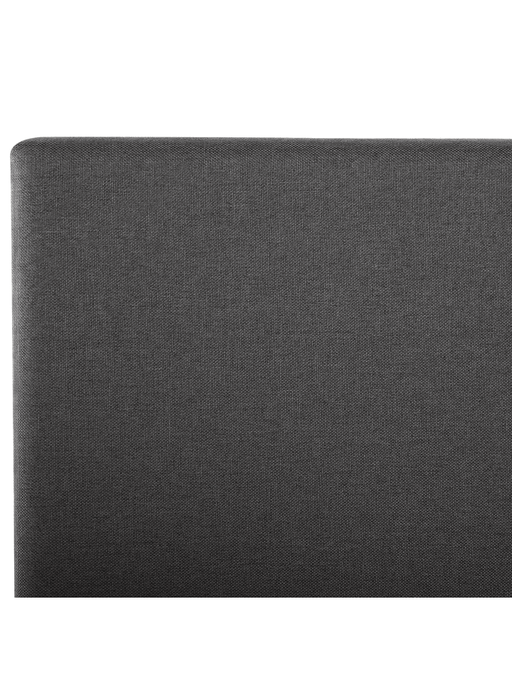 Beliani Doppelbett PRESIDENT in Grau/Silber - (W) 190 x (H) 90 x (L) 210 cm günstig kaufen onesize
