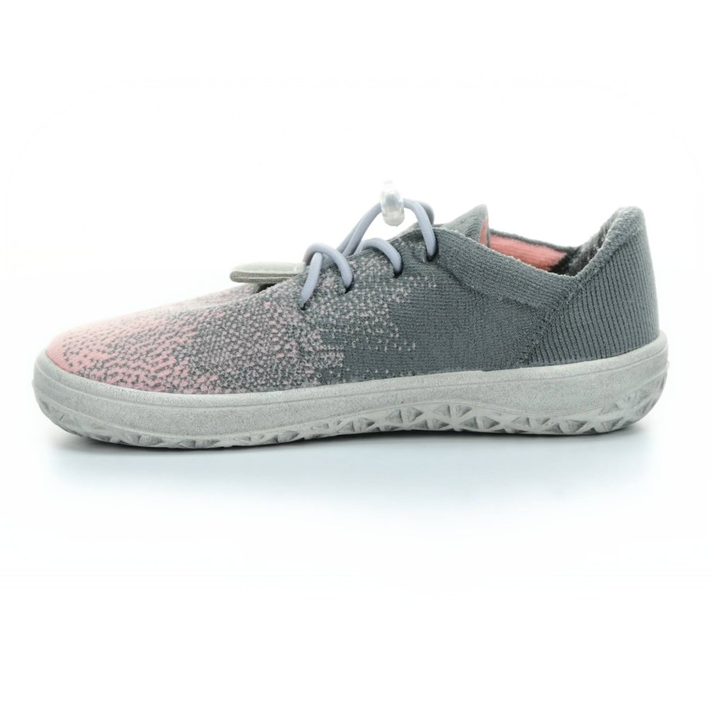Jonap Knitt New rosa grau Barfuß-Sneakers