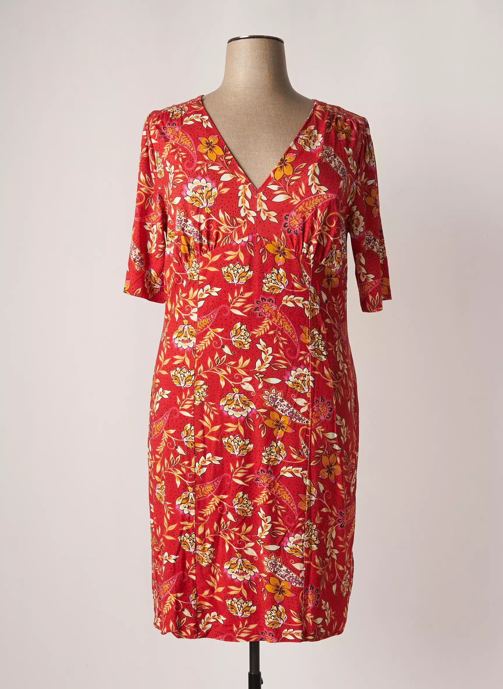 7 Seasons Robes Mi Longues Femme couleur rouge