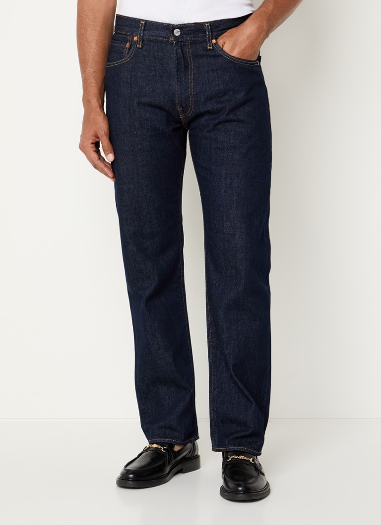 Jeansy Levi's 555 z prostą nogawką, ciemne wyblaknięcie