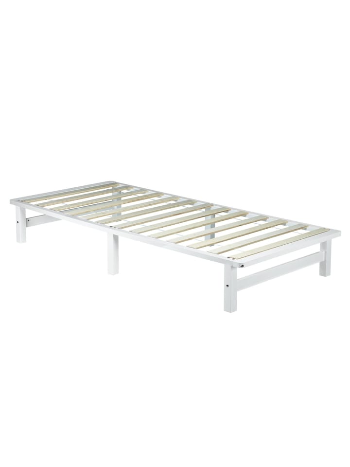 Homestyle4u Palettenbett 90x200 mit Lattenrost in Weiß günstig kaufen
