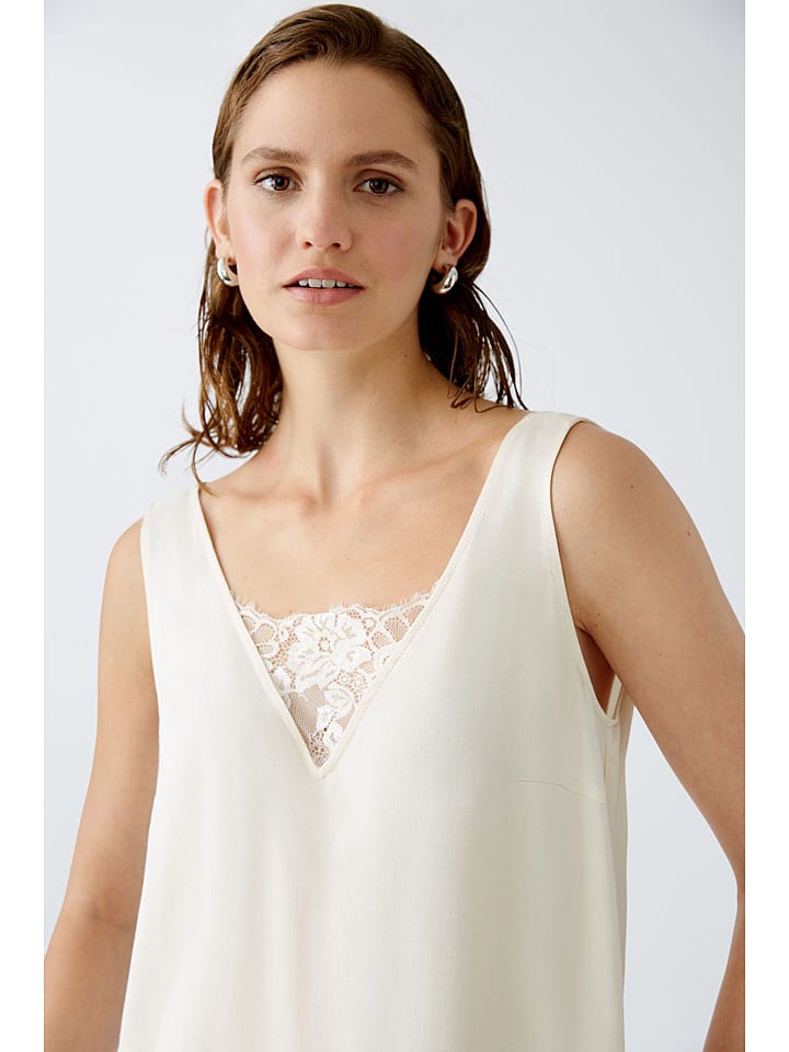 Oui Top in Creme günstig kaufen
