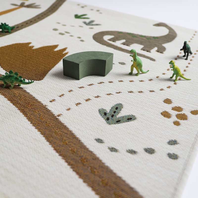 Tapis de jeu indoor & outdoor 123x180cm LITTLE JURASIC