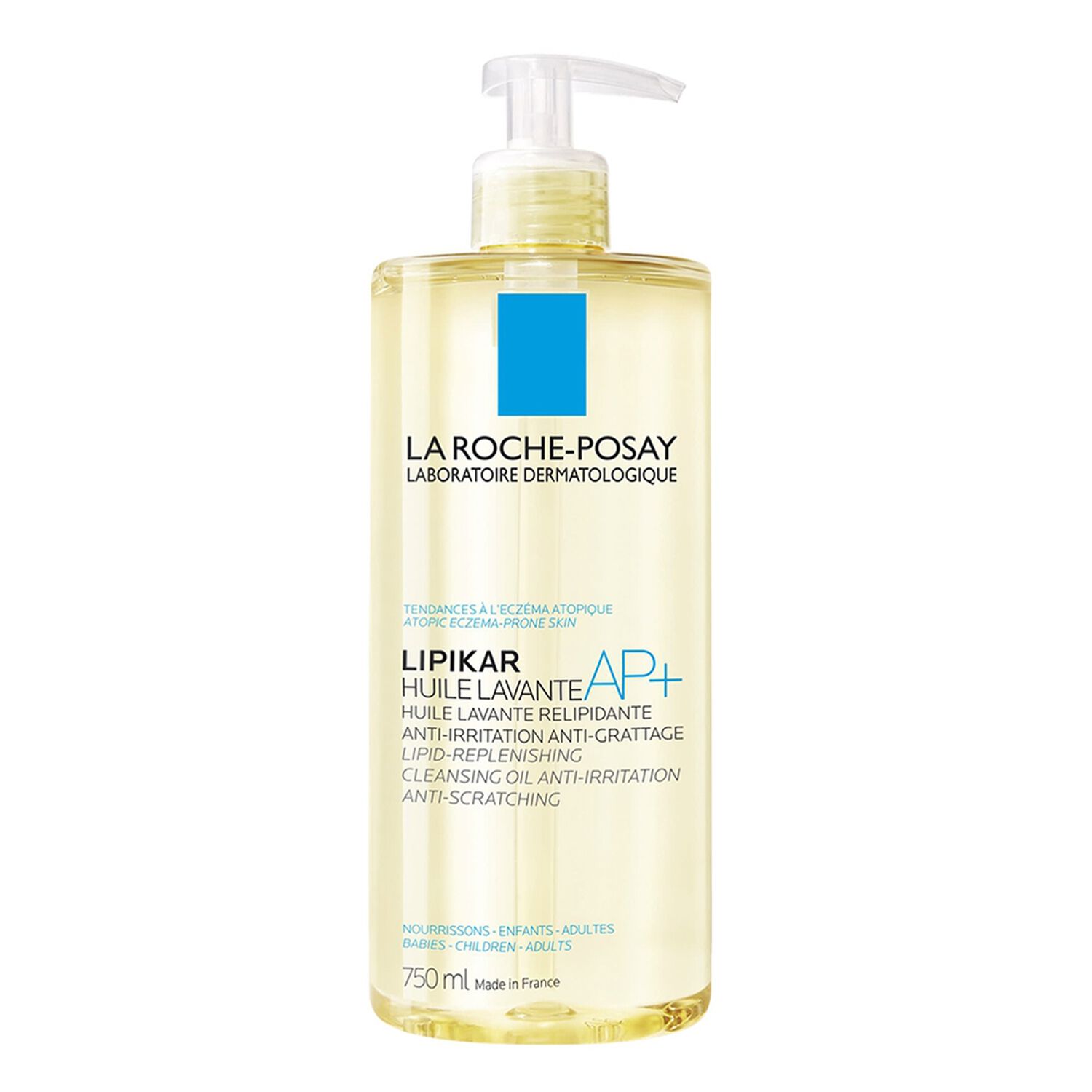 la roche-posay Lipikar AP+ Huile Lavante Relipidante, Anti-Irritation, Anti-Grattage