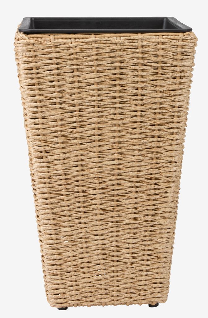 Doniczka KUBB KUBB W30xL30xH50 naturalna