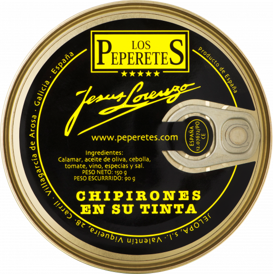 Los Peperetes Tintenfische in eigener Tinte 120g