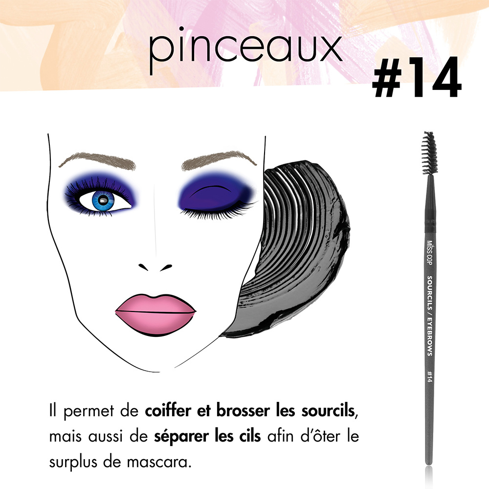 miss cop Sourcils Pinceau