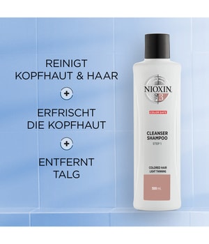 Nioxin System 3 Coloriertes Haar - Dezent Dünner Werdendes Haar Haarshampoo 300 ml