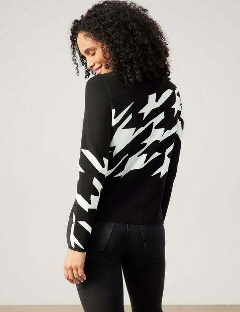 Pullover in Jacquard-Strick