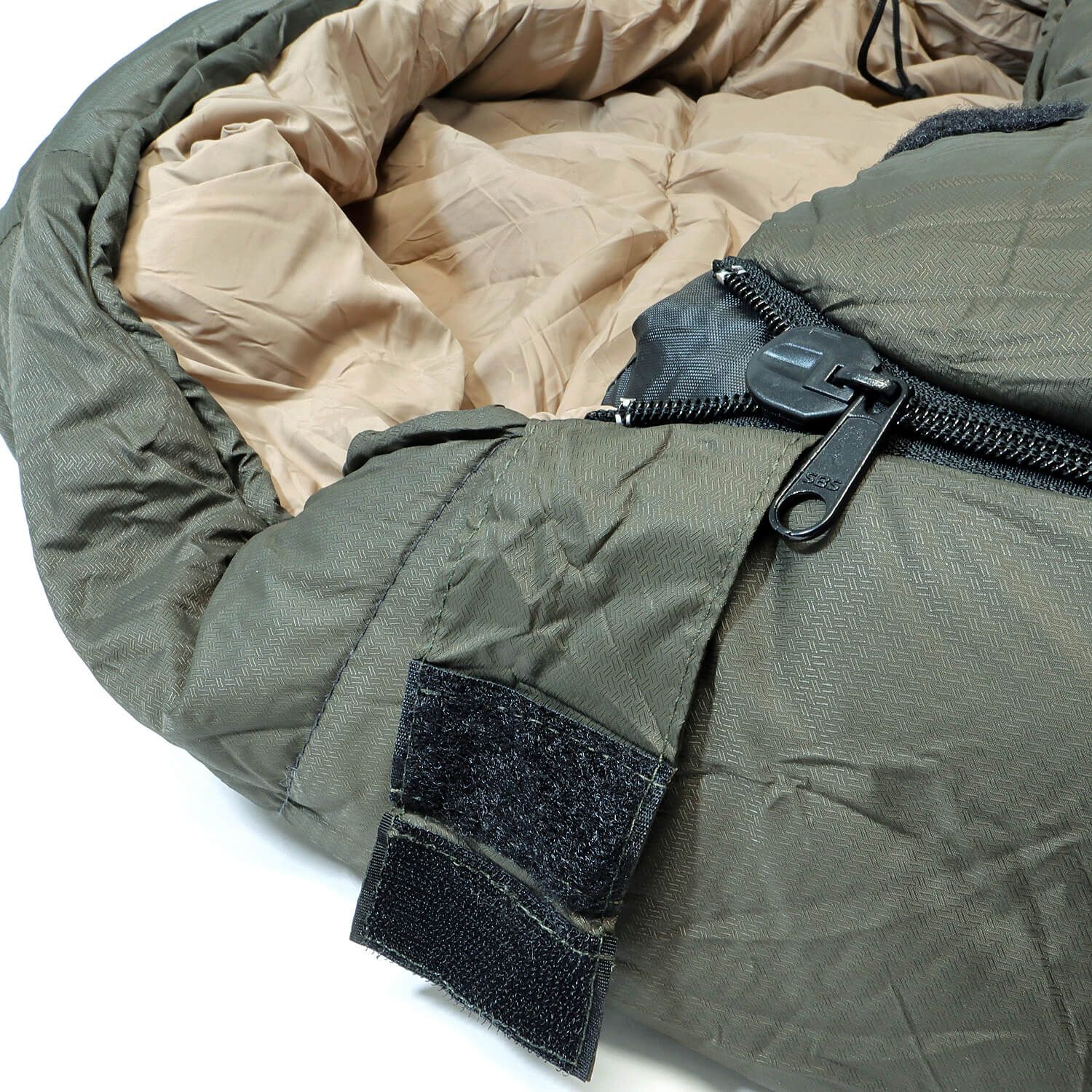 Schlafsack Frostfall Performance oliv-grau
