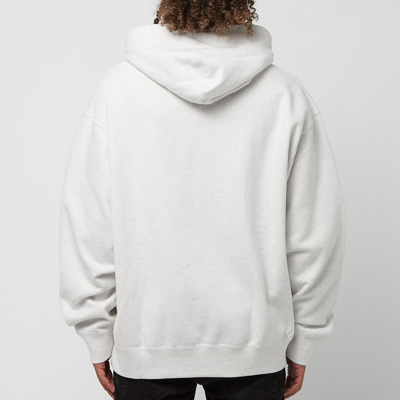 NIKE Solo Swoosh Fleece Hoodie birch heather/white