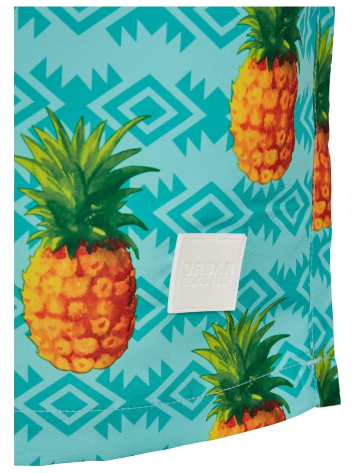Urban Classics Urban Classics Badeshorts in pineapple aop günstig kaufen
