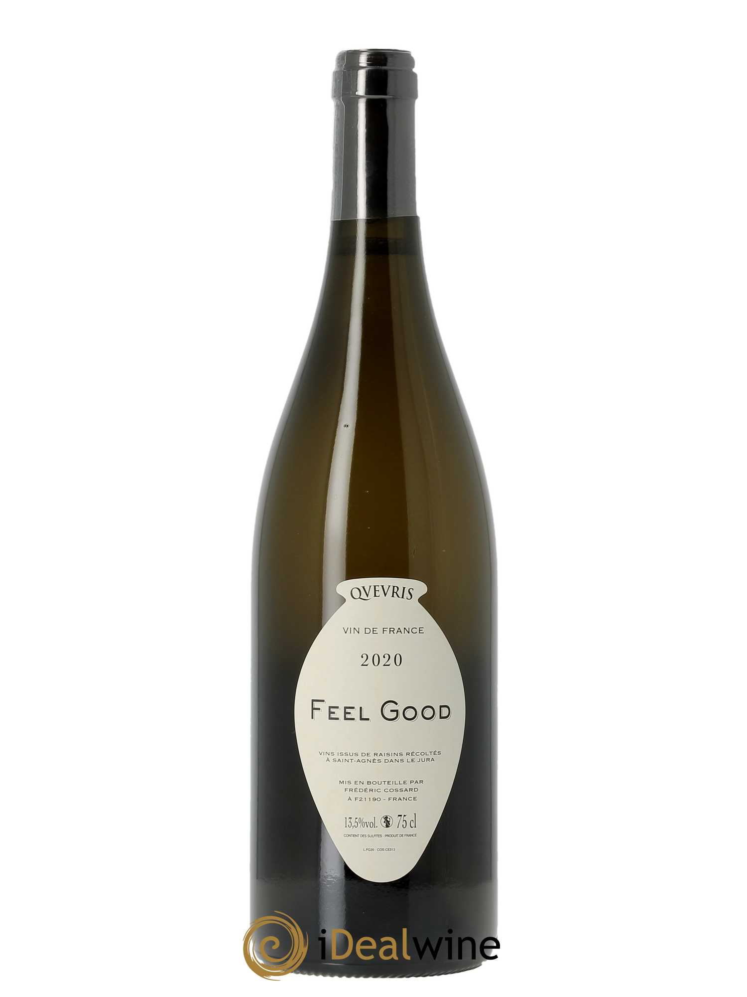Vin de France Feel Good Qvevris Frédéric Cossard  2020 - Lot de 1 Bouteille