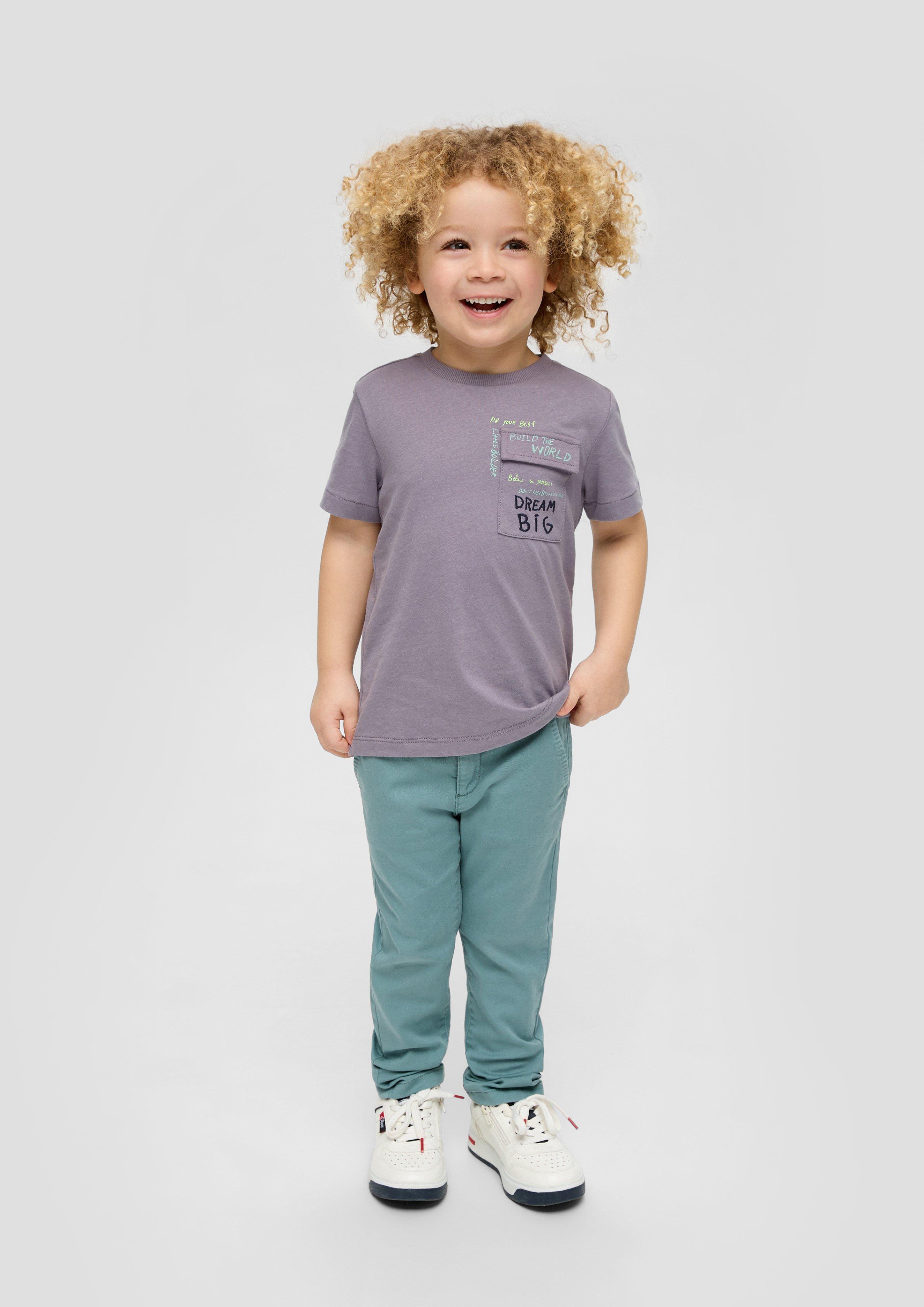 T-Shirt mit Brusttasche  2140419-9206