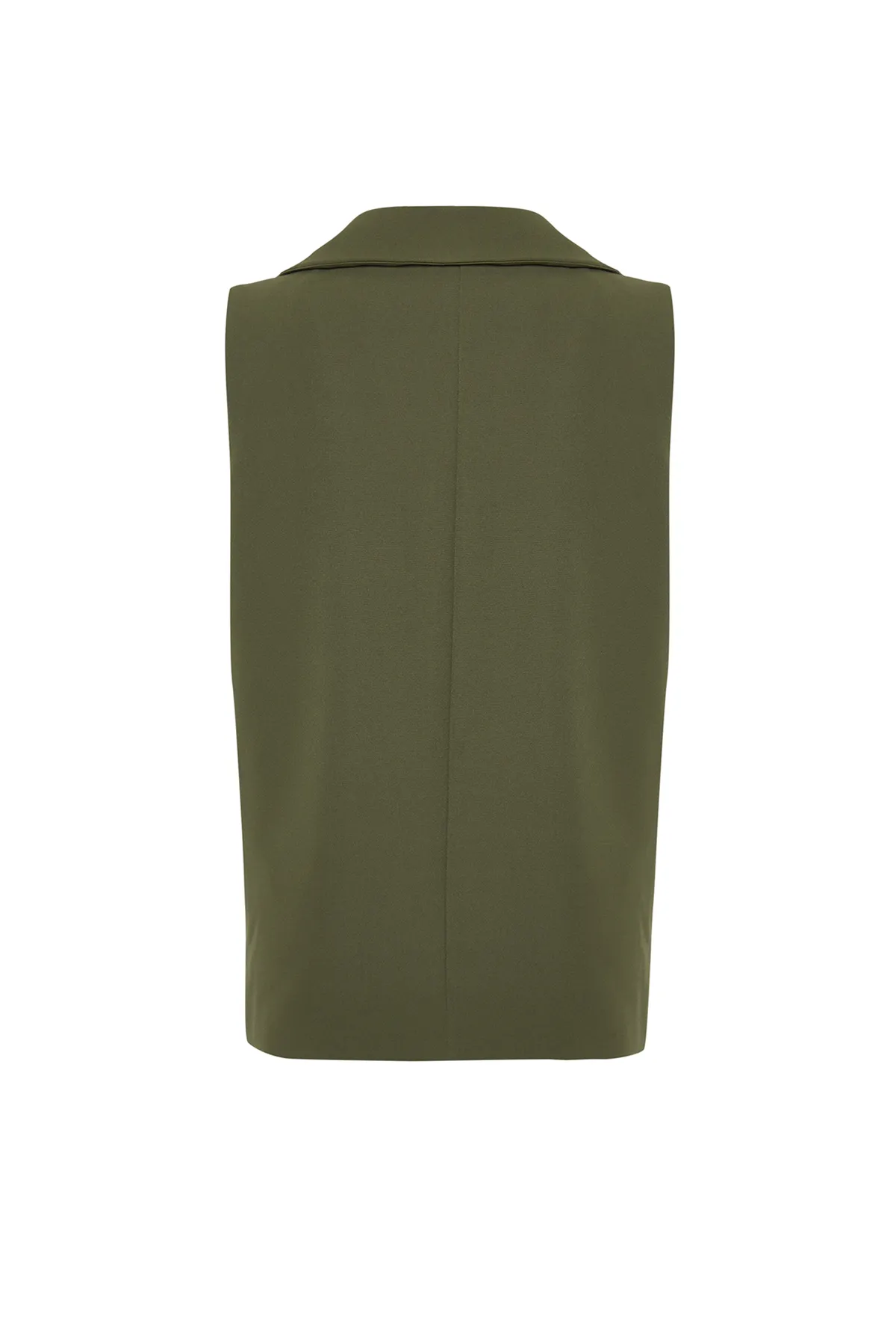 Trendyol Modest  Hellkhakifarbene, einfarbig gewebte Finike-Weste TCTSS24YL00002