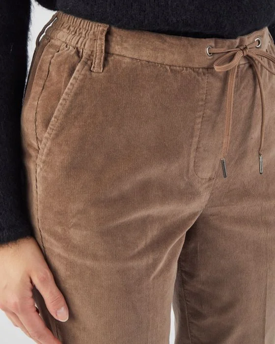Pantalon enfilable velours