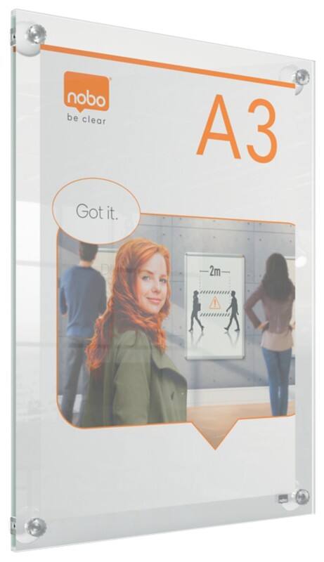 Nobo Premium Plus DIN A3 Inforahmen 1915599 34,8 (B) x 2,4 (T) x 47,1 (H) cm