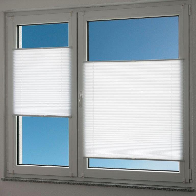 Plissee Brisa, Kutti, Lichtschutz, ohne Bohren, verspannt, Klemmfix, Klemmfix, Sichtschutz, blickdicht, einfarbig, Klemmträger