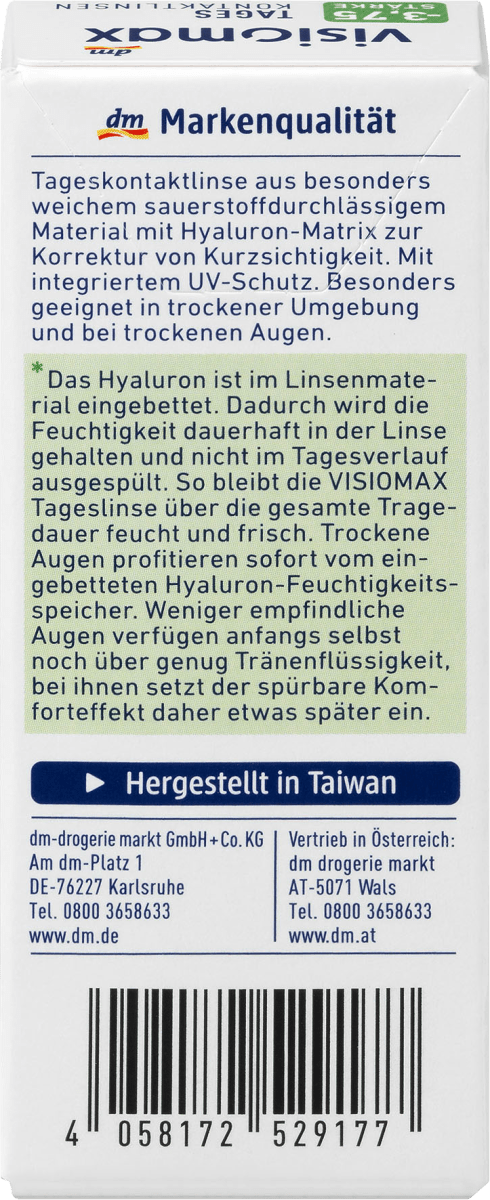 Tageslinse -3,75, 8 St