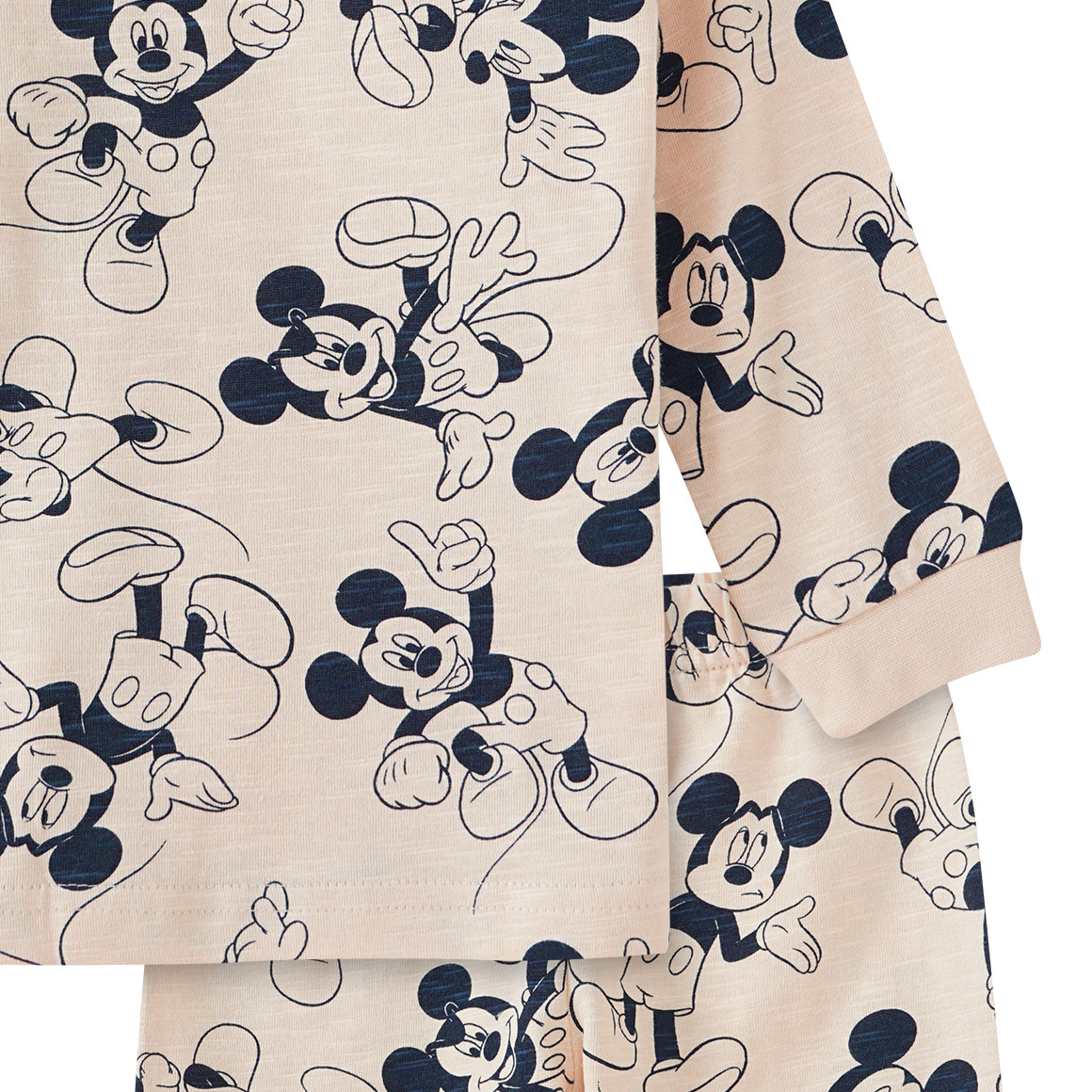 Micky Maus Schlafanzug mit Allover-Print
