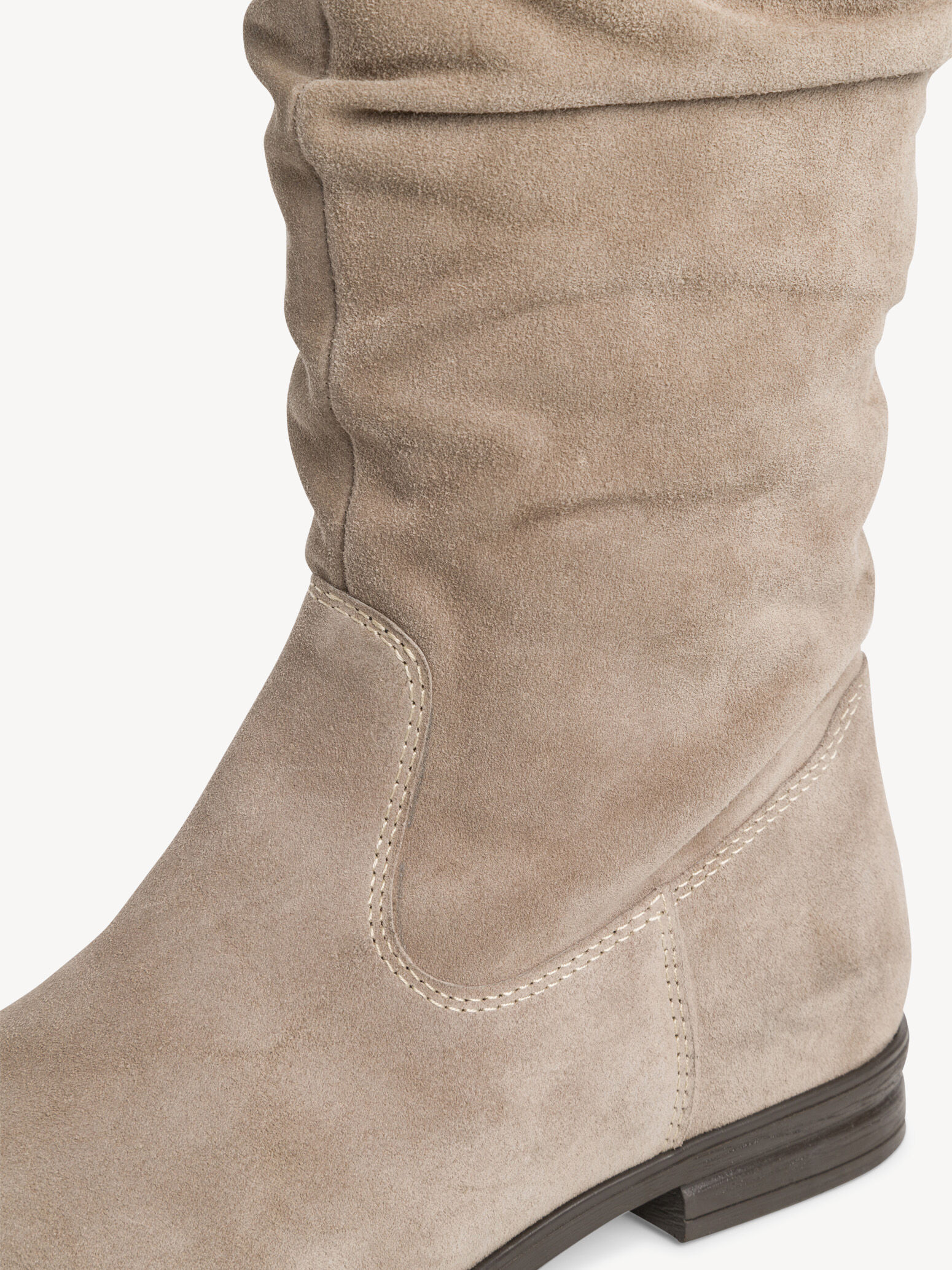 Bottes en cuir - beige