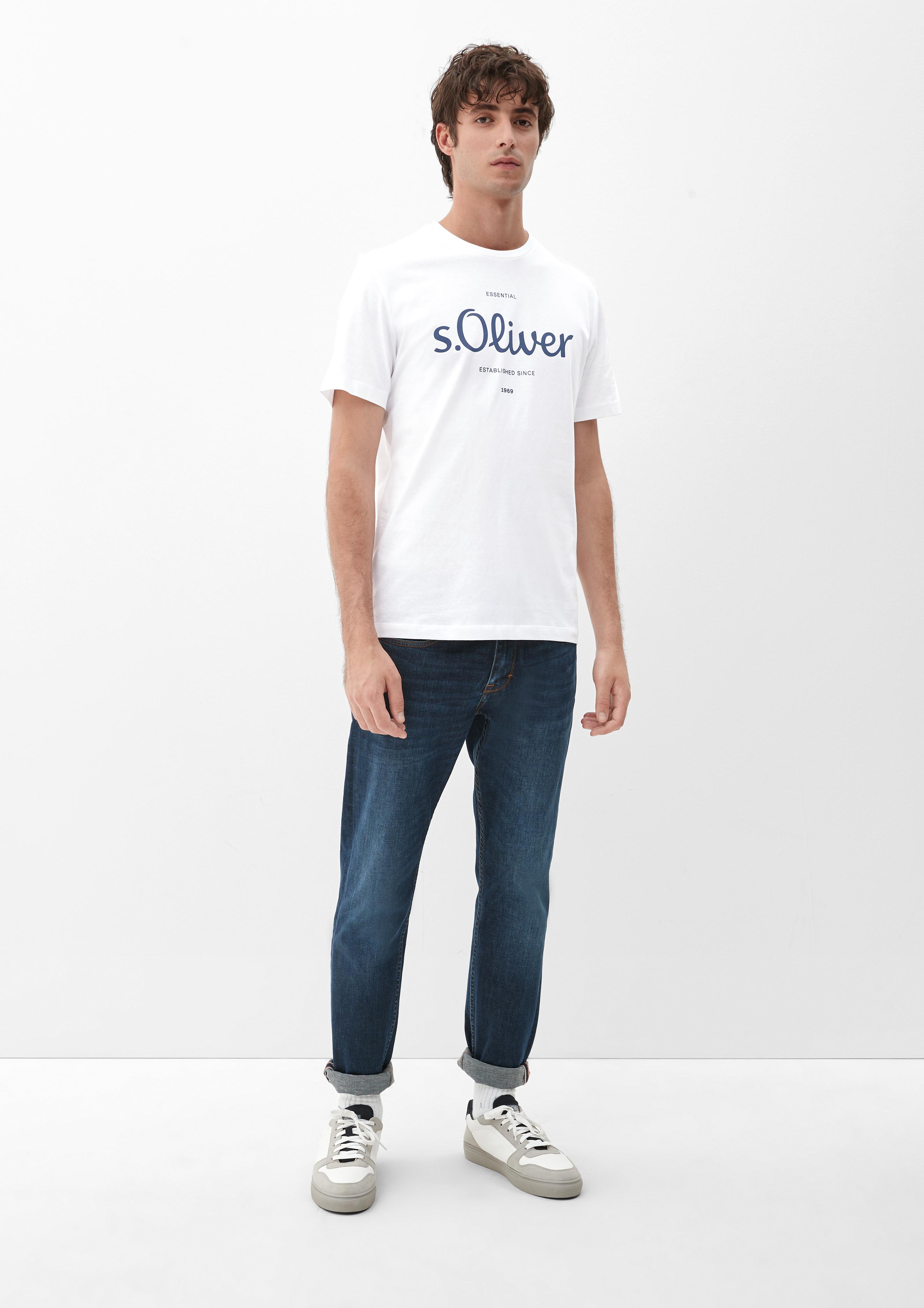 Labelshirt aus Jersey  03.899.32.6954-01D1