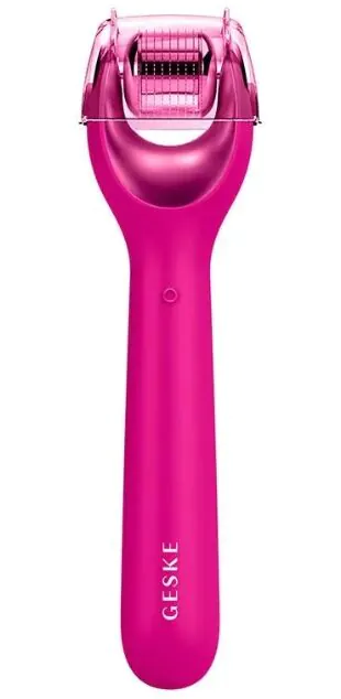 Geske MicroNeedle Face Roller 9in1 Magenta Needle Ρόλερ Μεσοθεραπείας