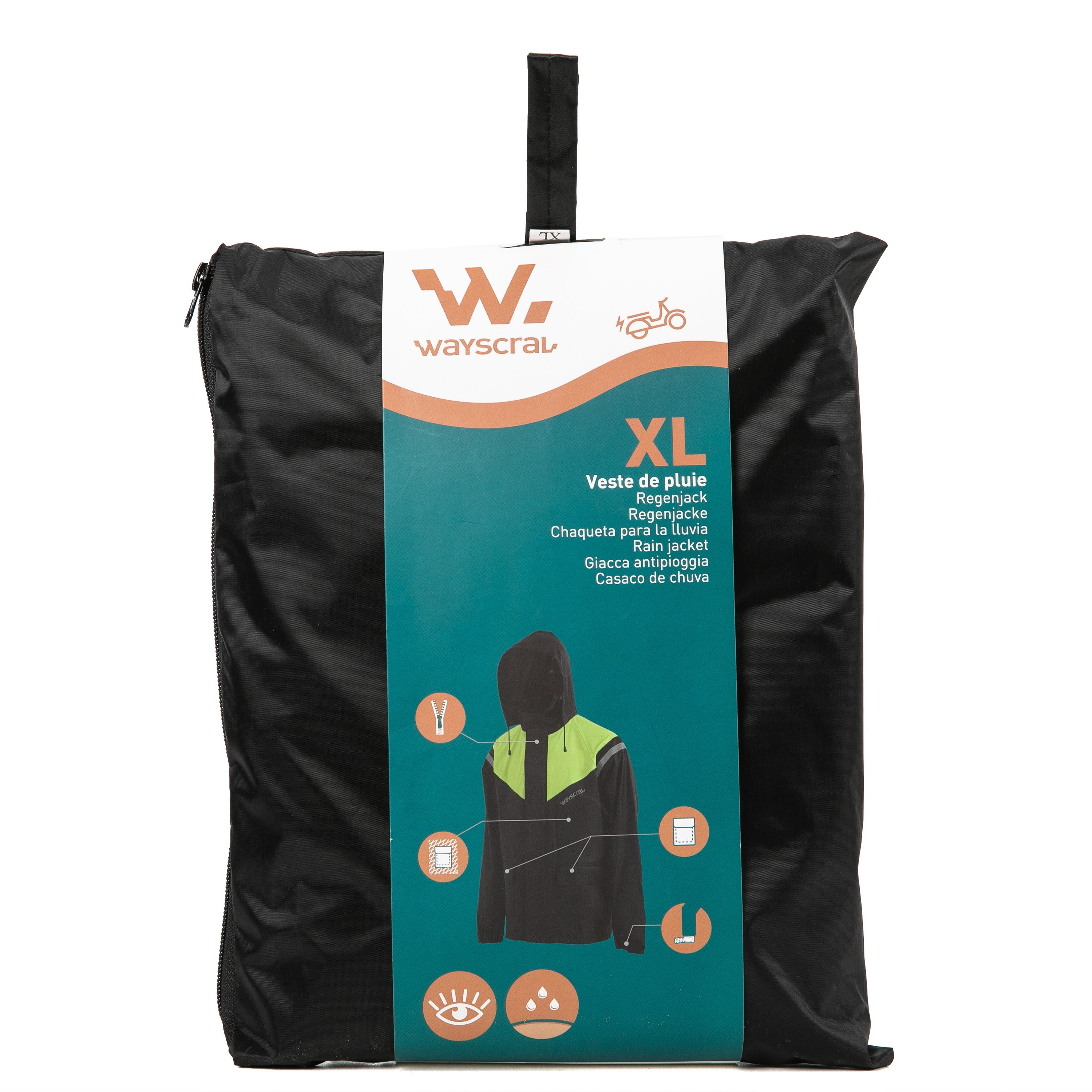 WAYSCRAL Regenjacke, Größe XL - ATU