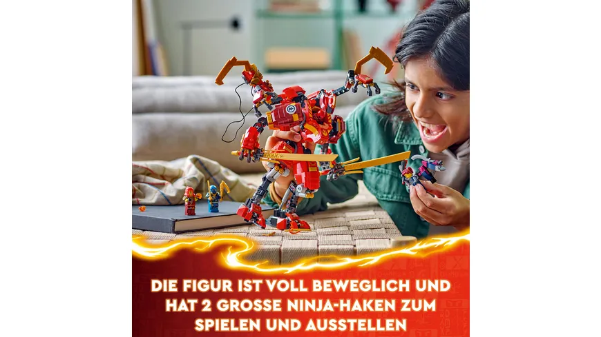 LEGO NINJAGO 71812 Kais Ninja-Kletter-Mech