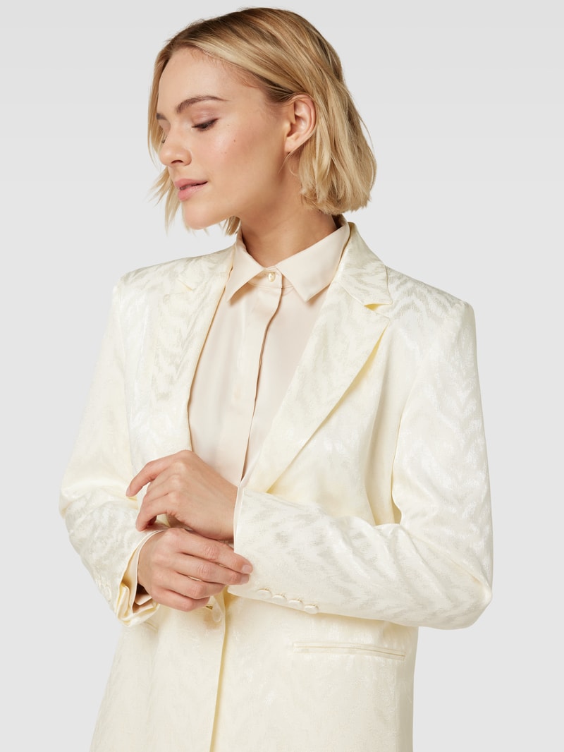 Blazer mit Allover-Muster Modell 'natalie' in offwhite