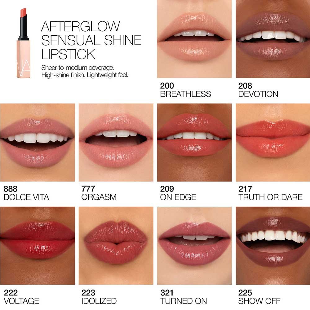 NARS Lippen Afterglow Sensual Shine Lipstick