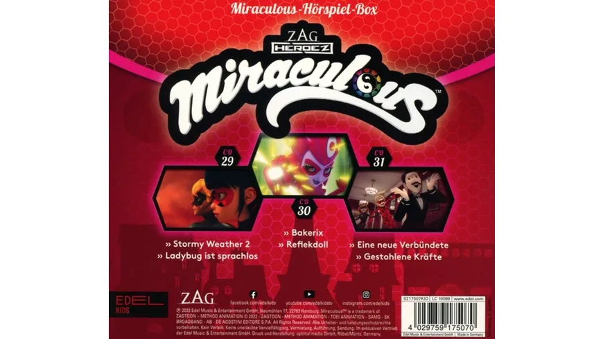 Hörspiel-Box-Folge 29-31 Miraculous