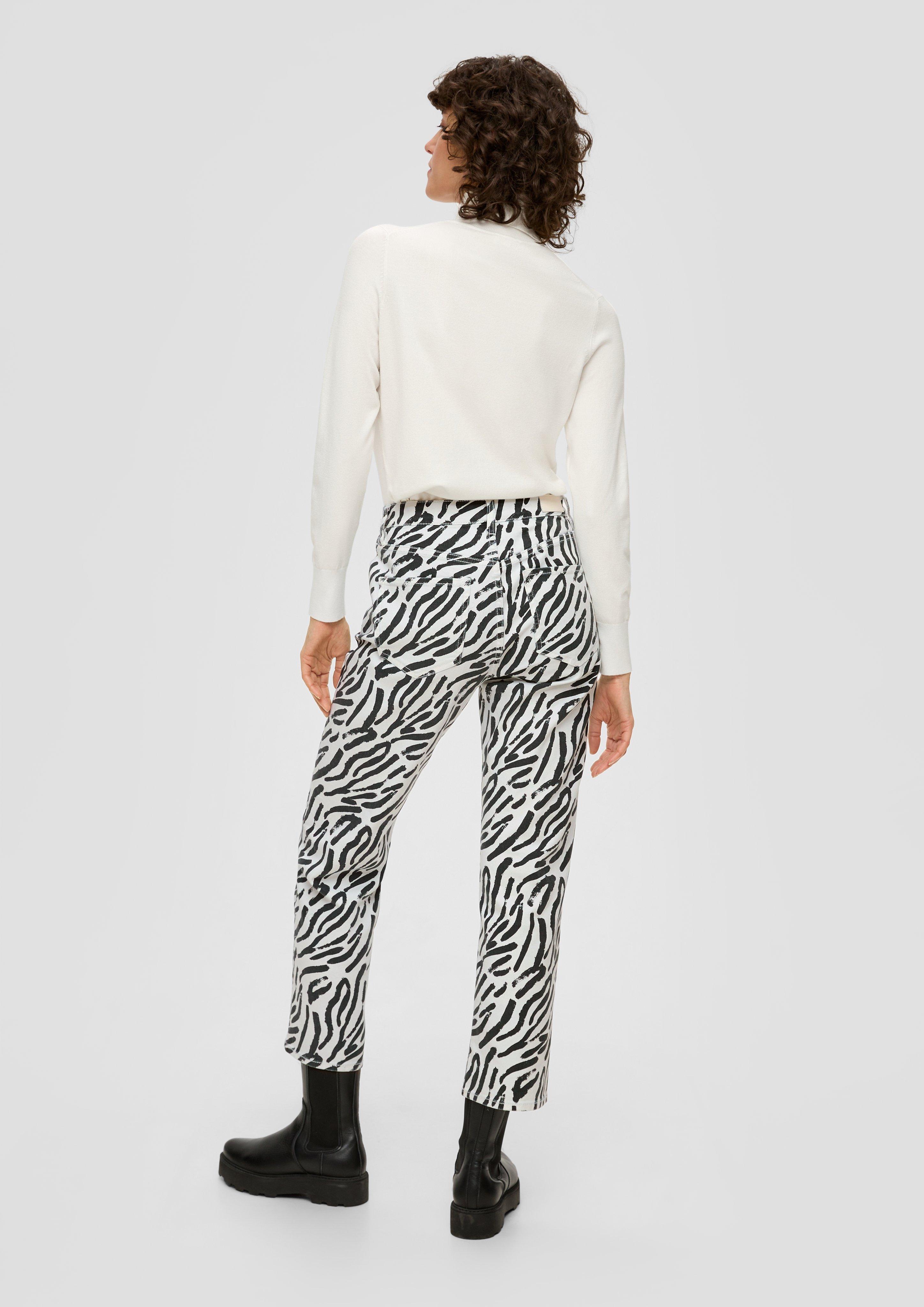 Crop-Jeans Karolin / Regular Fit / High Rise / Straight Leg  2138900-82Z4