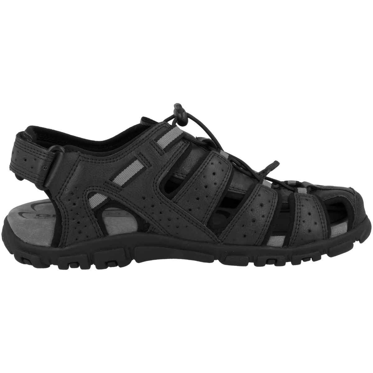 Geox S.Strada Sandale schwarz