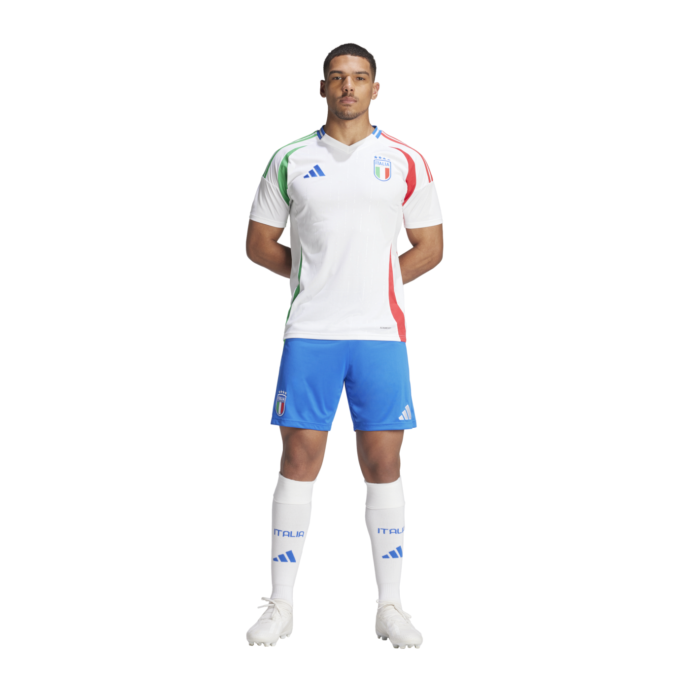 adidas Italien Short Away EM 2024 Blau