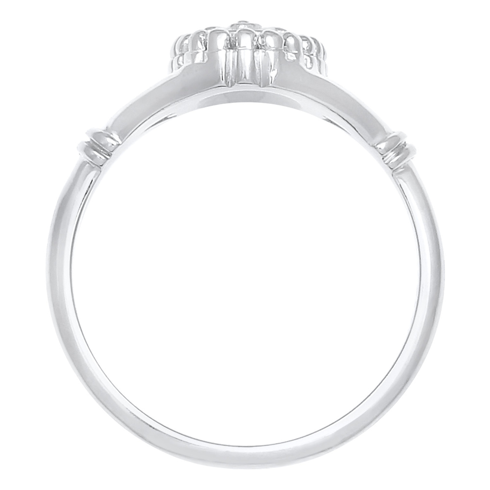 Elli Elli Bague L'image de la femme, symbole de la foi, tendance religieuse en argent  Bague