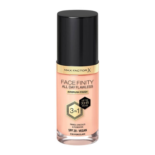 Max Factor Facefinity All Day Flawless 3-i-1 Foundation C40 Lys Elfenben 30 ml