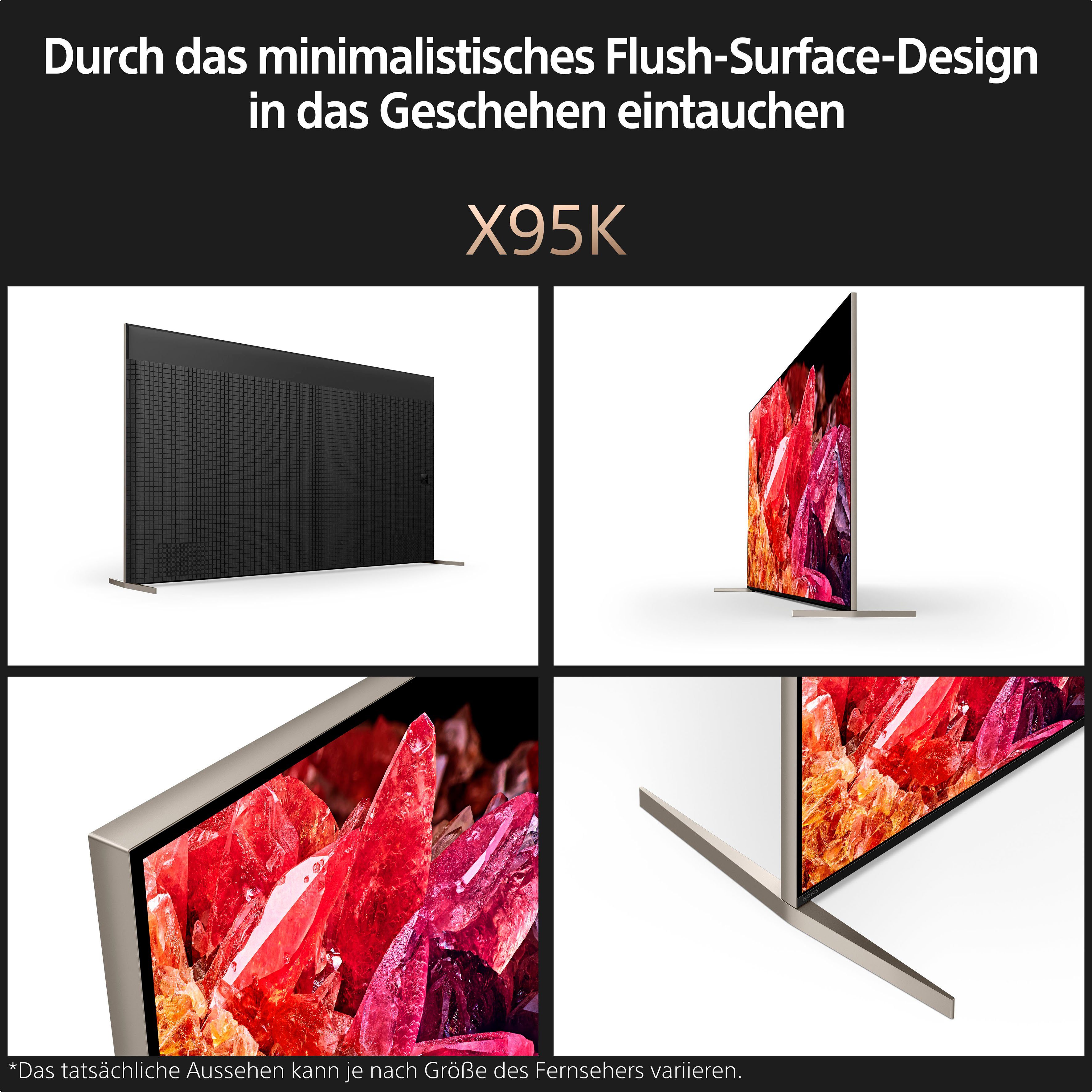 Sony XR-65X95K LED-Fernseher (164 cm/65 Zoll, 4K Ultra HD, Google TV, Smart-TV, BRAVIA CORE, mini LED, Perfekt für Playstation 5)