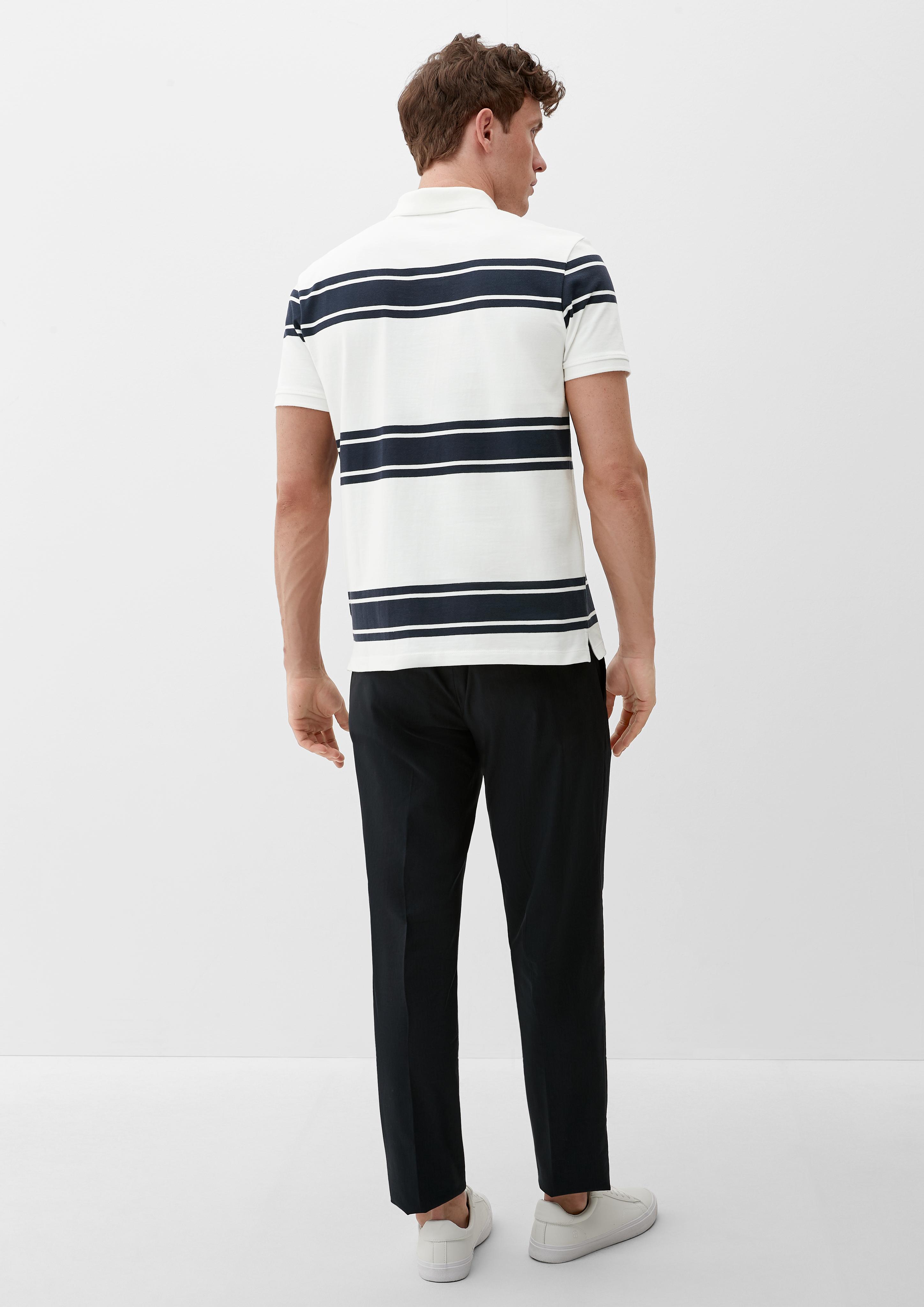 Poloshirt mit Streifenmuster  2128467-01G3
