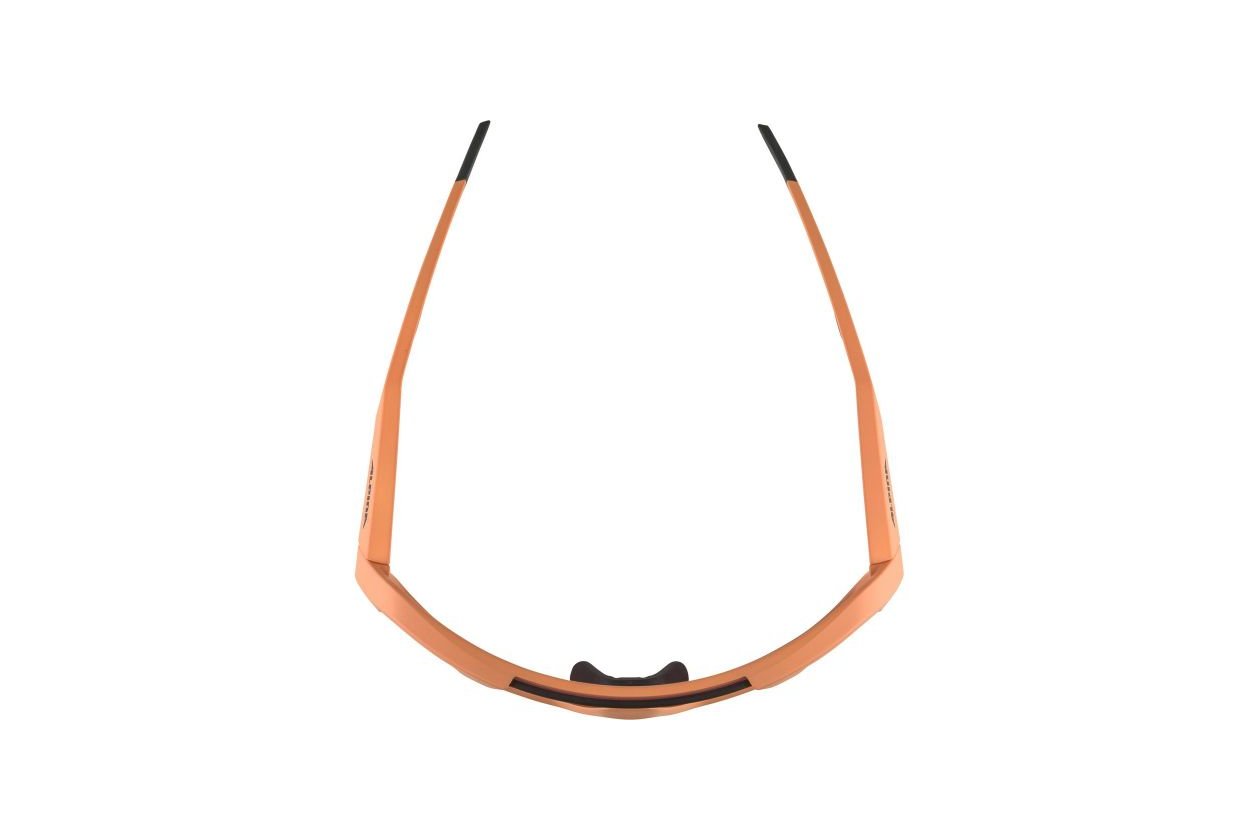 Alpina Rocket Q-Lite peach matt / pink mirror lens